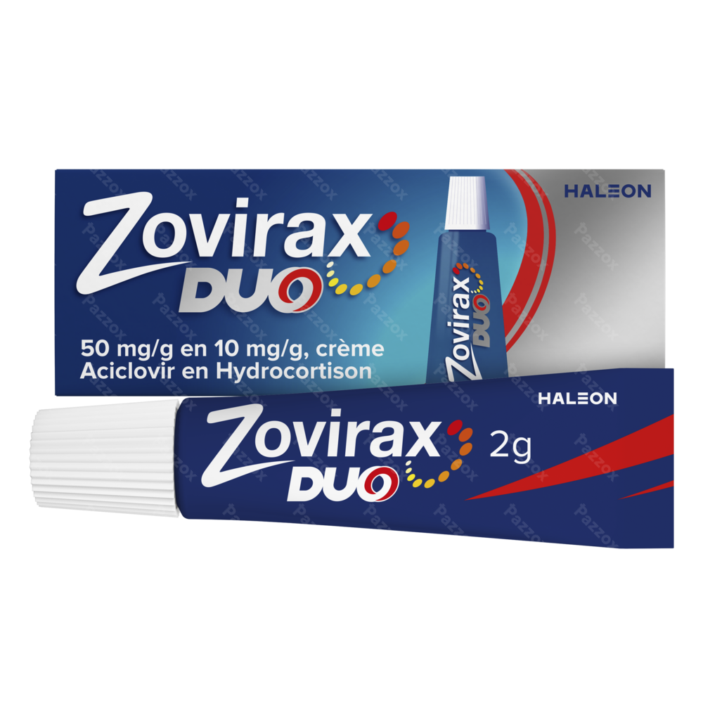 Zovirax Duo 50 mg/g en 10 mg/g crème