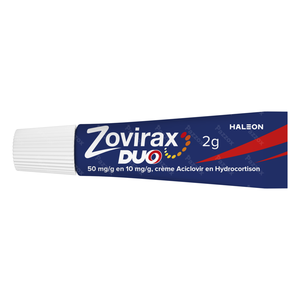 Zovirax Duo 50 mg/g en 10 mg/g crème