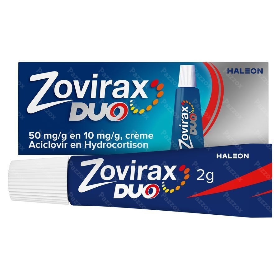 Zovirax Duo 50 mg/g en 10 mg/g crème
