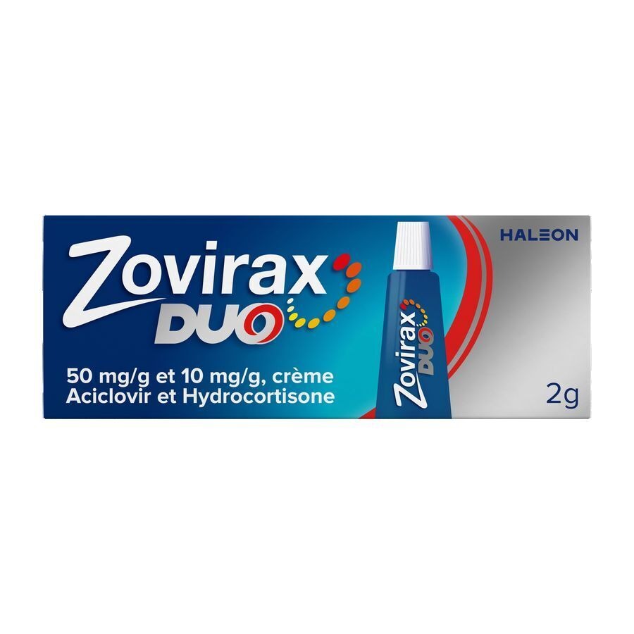 Zovirax Duo 50 mg/g et 10 mg/g crème