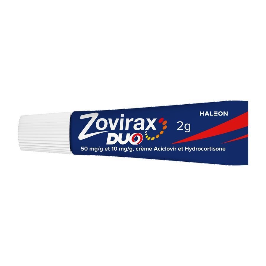 Zovirax Duo 50 mg/g et 10 mg/g crème