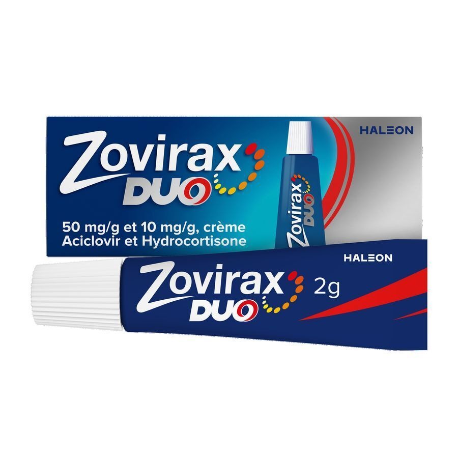 Zovirax Duo 50 mg/g et 10 mg/g crème