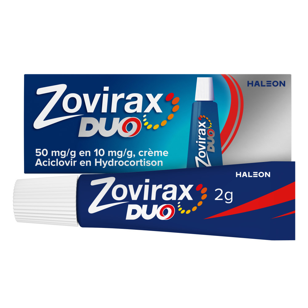 Zovirax Duo 50 mg/g en 10 mg/g crème