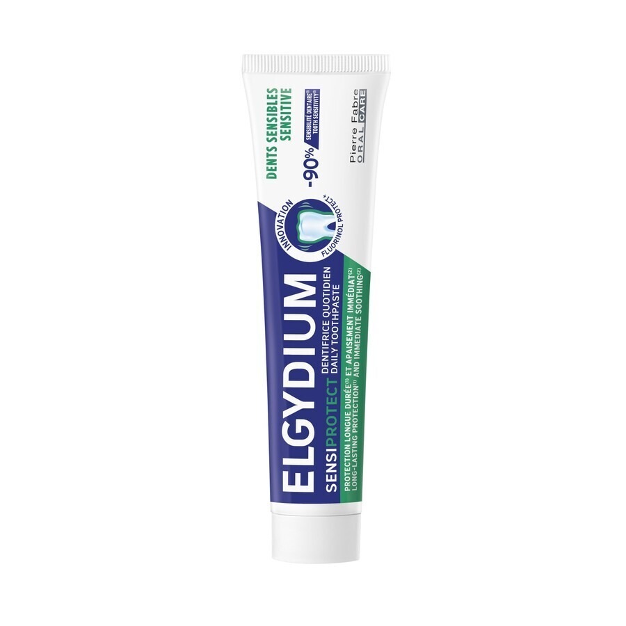 Oral Care Elgydium Sensiprotect Dentifrice Quotidien Dents Sensibles, Réduction d'hypersensibilité Dentaire 75ml