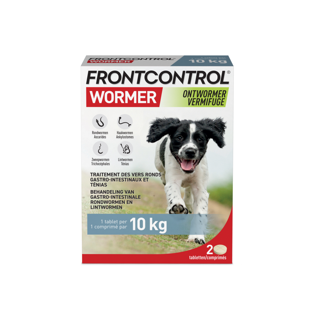 Frontcontrol Wormer Chiens 2 Comprimés