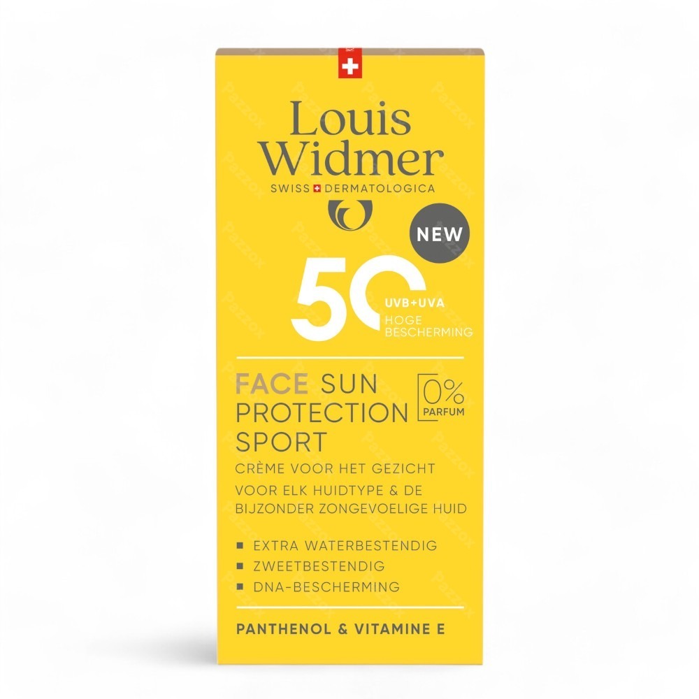 Louis Widmer Suncare Face Sun protection Sport Zonder Parfum 50ml