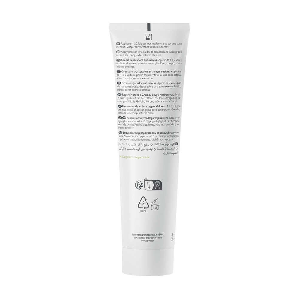 Aderma Epitheliale Creme A/vlekken 100ml