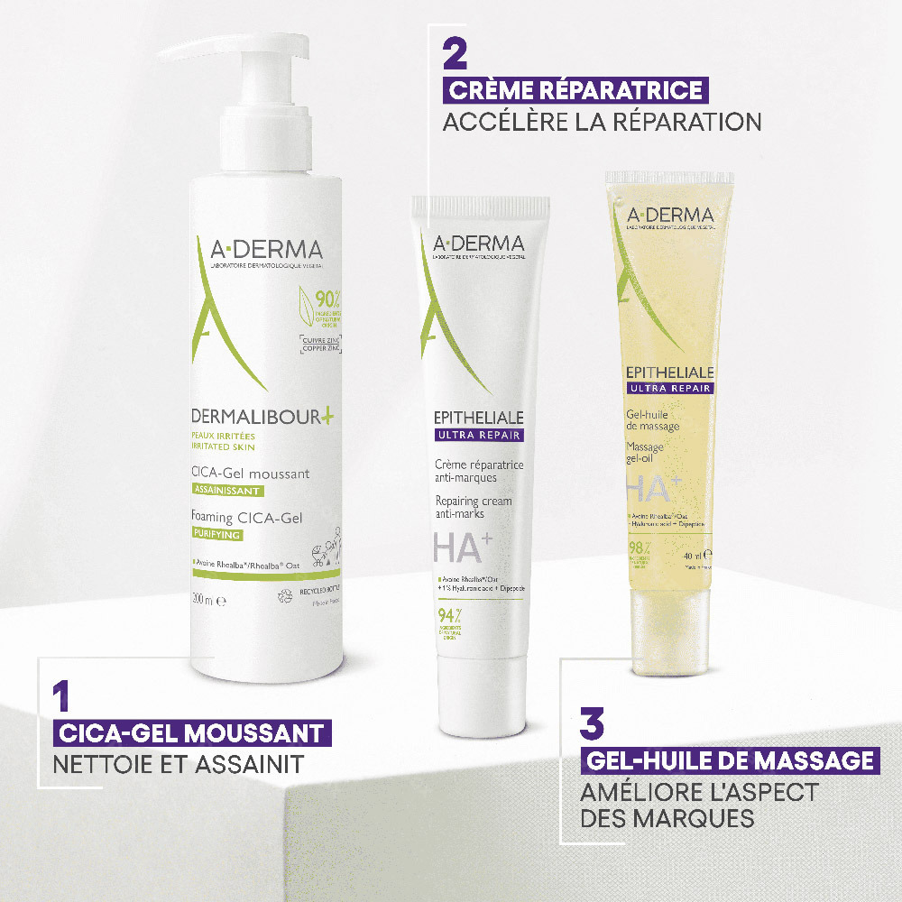 Aderma Epitheliale Ultra Repair Crème Réparatrice anti-marques 40ml