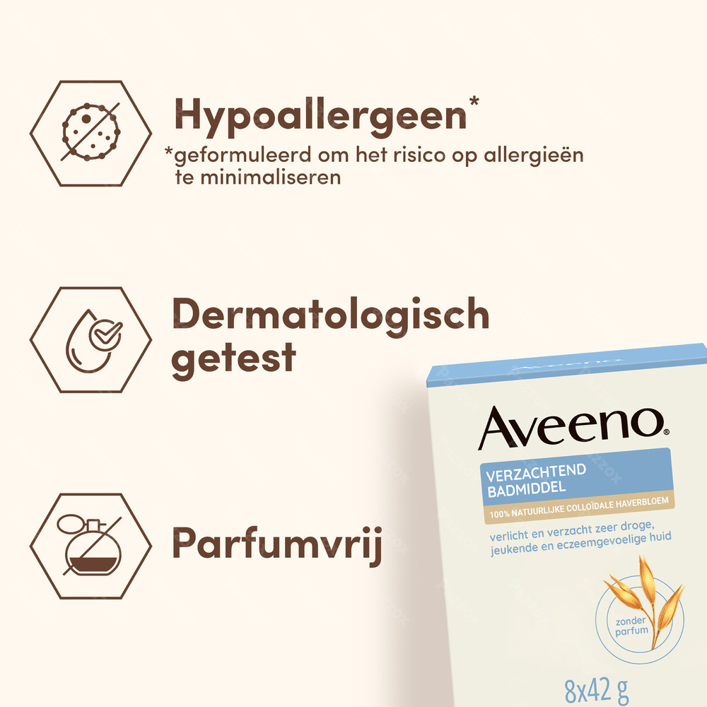 Aveeno Dermexa Verzachtend Badmiddel 8x42g