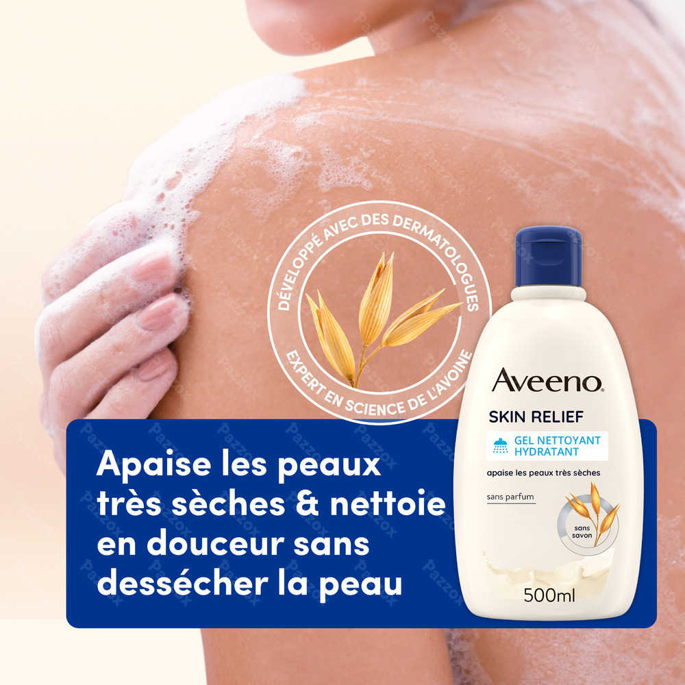 Aveeno Skin Relief Gel Nettoyant Hydratant 500ml