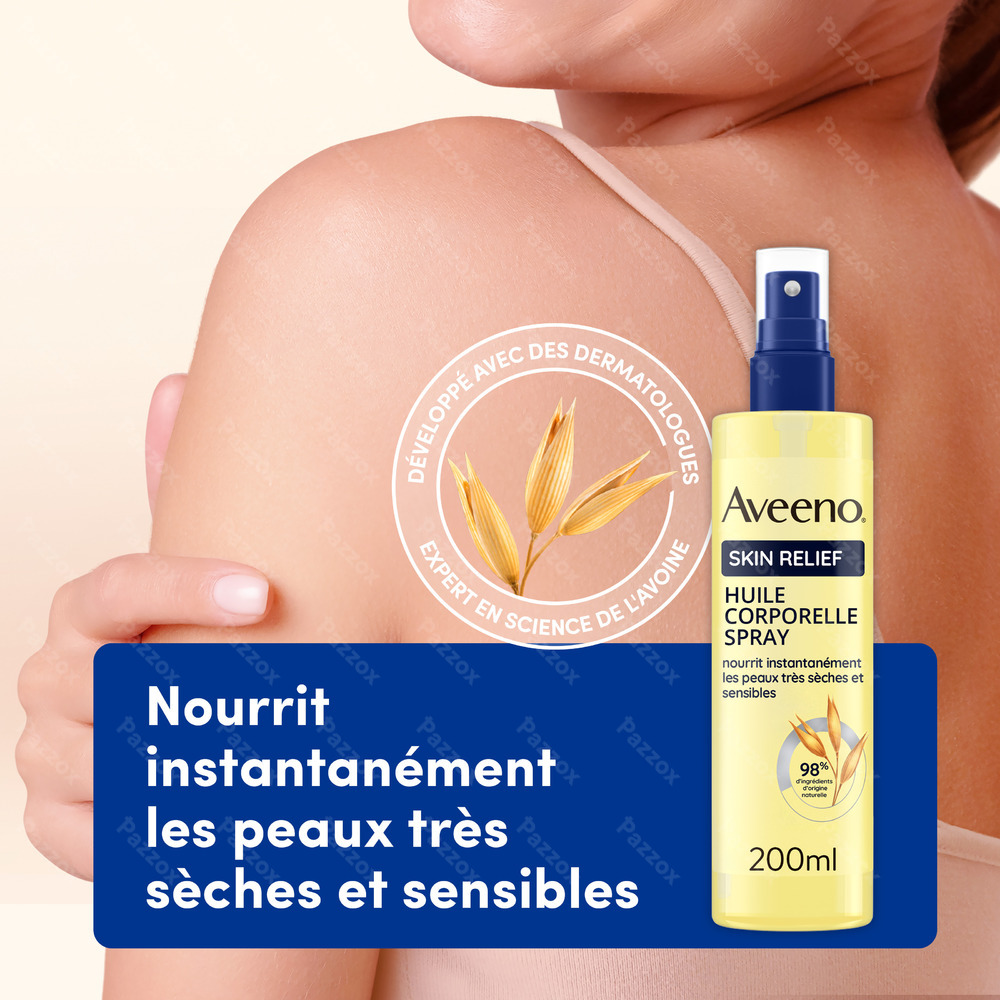 Aveeno Skin Relief Huile Corporelle Spray 200ml