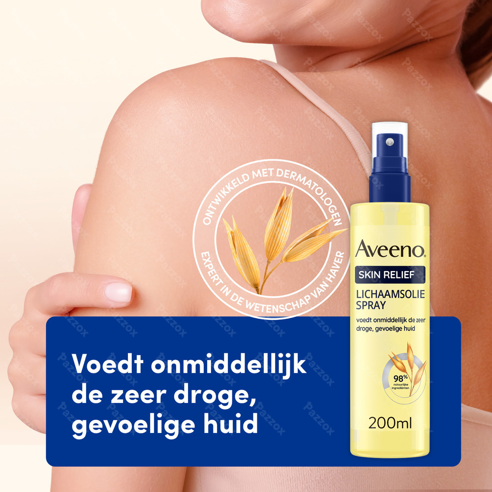Aveeno Skin Relief Lichaamsolie Spray 200ml