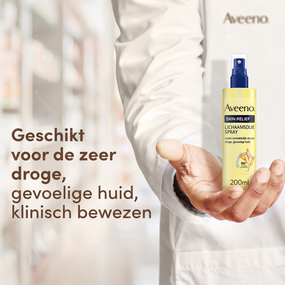 Aveeno Skin Relief Lichaamsolie Spray 200ml