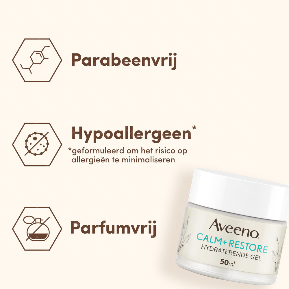 Aveeno Calm+Restore Hydraterende Gel 50ml