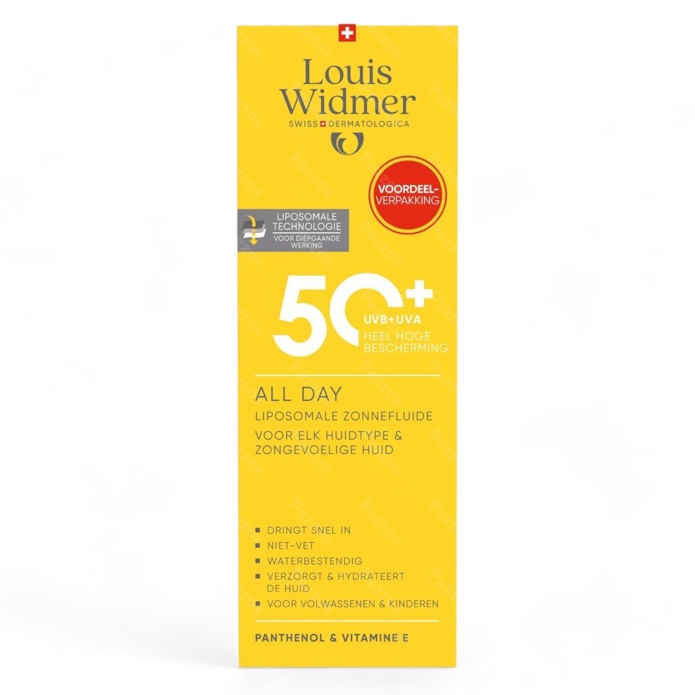 Louis Widmer Suncare All Day 50+ Value Pack Met Parfum 200ml