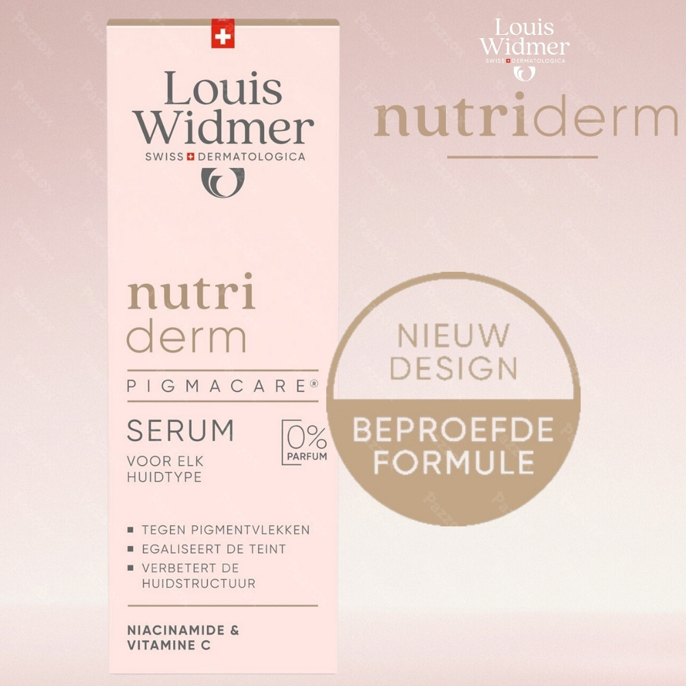 Louis Widmer Nutriderm Pigmacare Serum Zonder Parfum 30ml