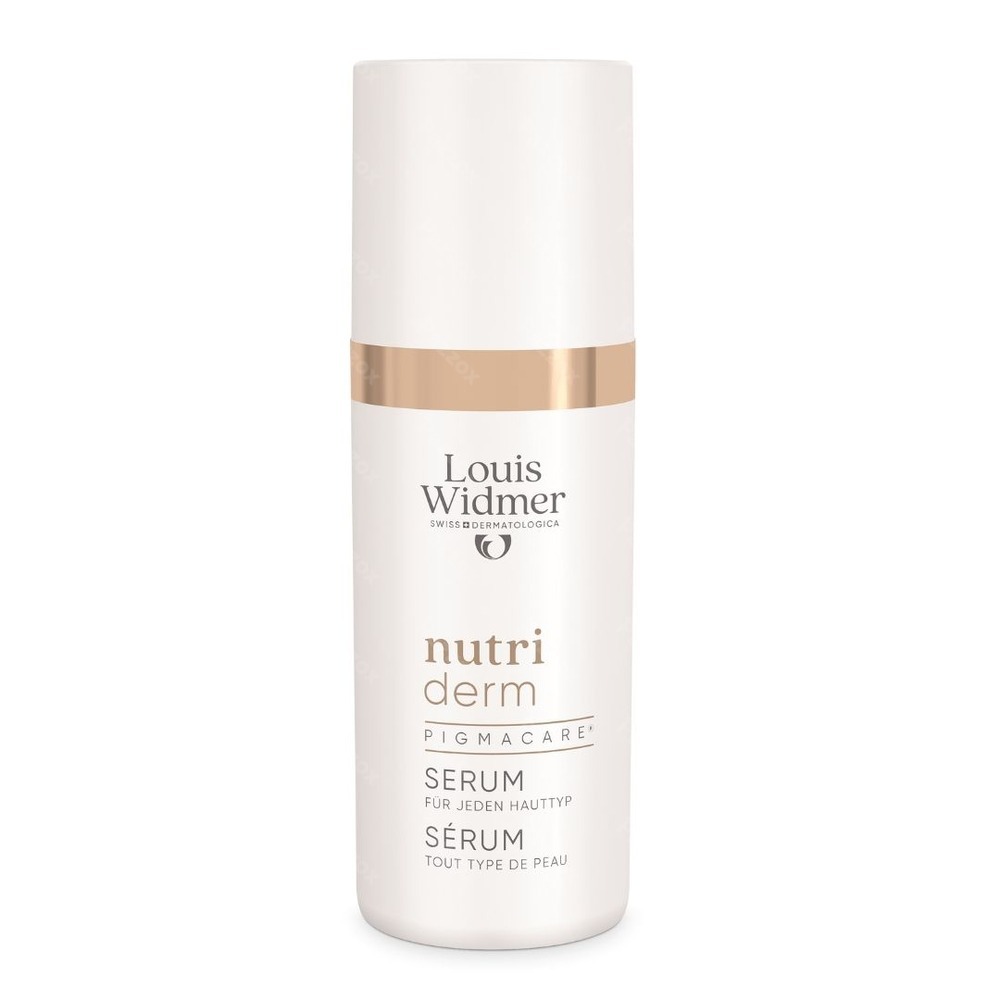 Louis Widmer Nutriderm Pigmacare Serum Zonder Parfum 30ml