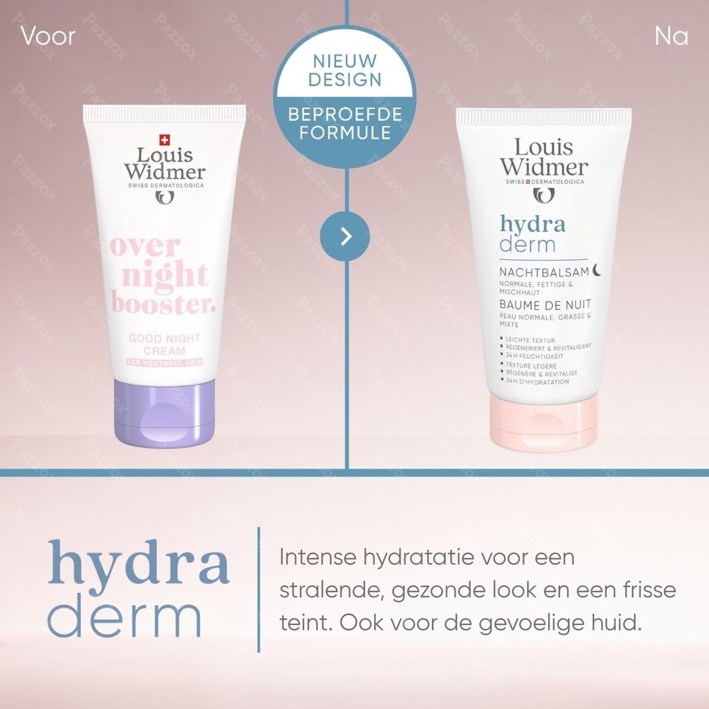 Louis Widmer Hydraderm Nachtbalsem Met Parfum 50ml