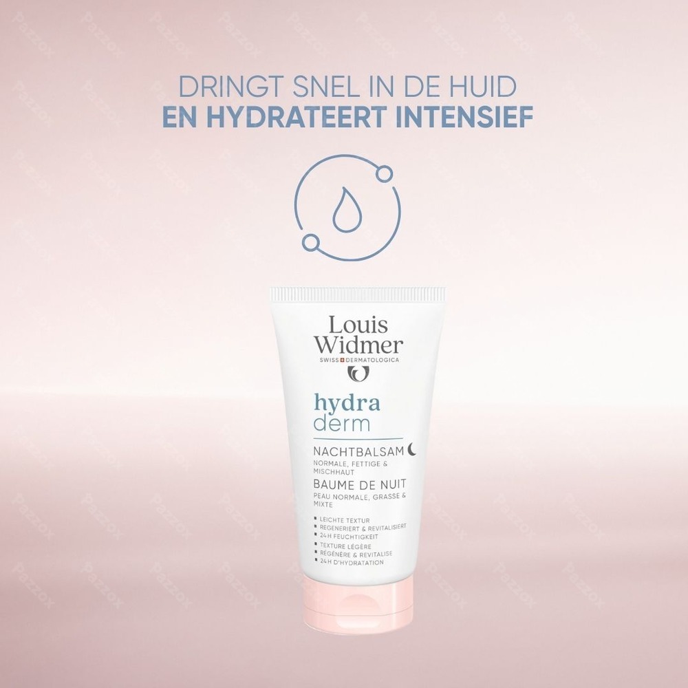 Louis Widmer Hydraderm Nachtbalsem Met Parfum 50ml