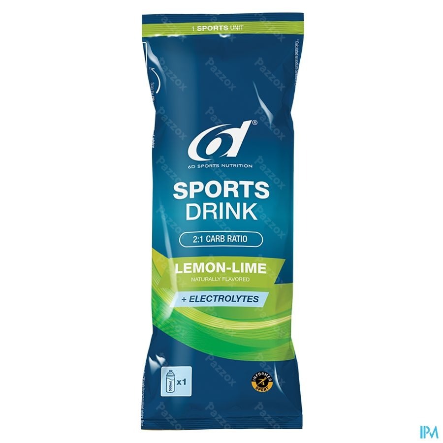 6d Sports Drink Lemon-lime 1kg