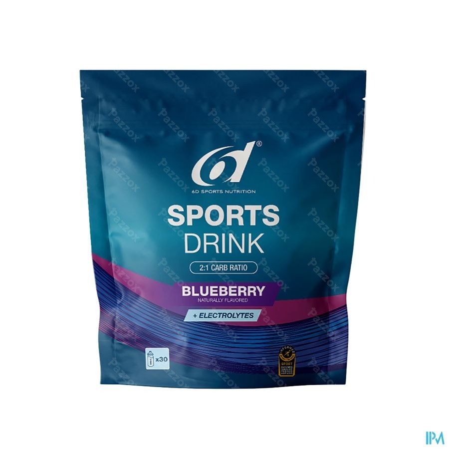 6d Sports Drink Blueberry 1kg