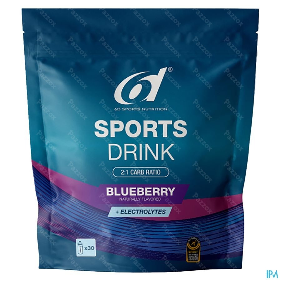 6d Sports Drink Blueberry 1kg