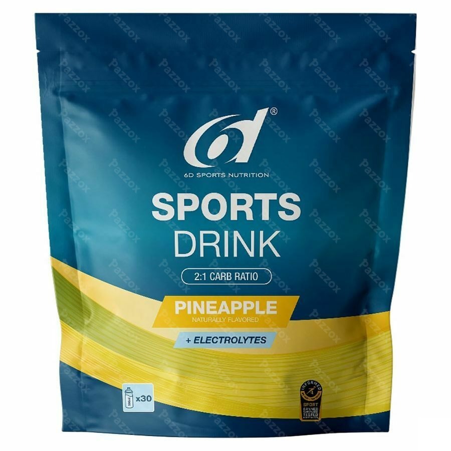 6d Sports Drink Pineapple 1kg