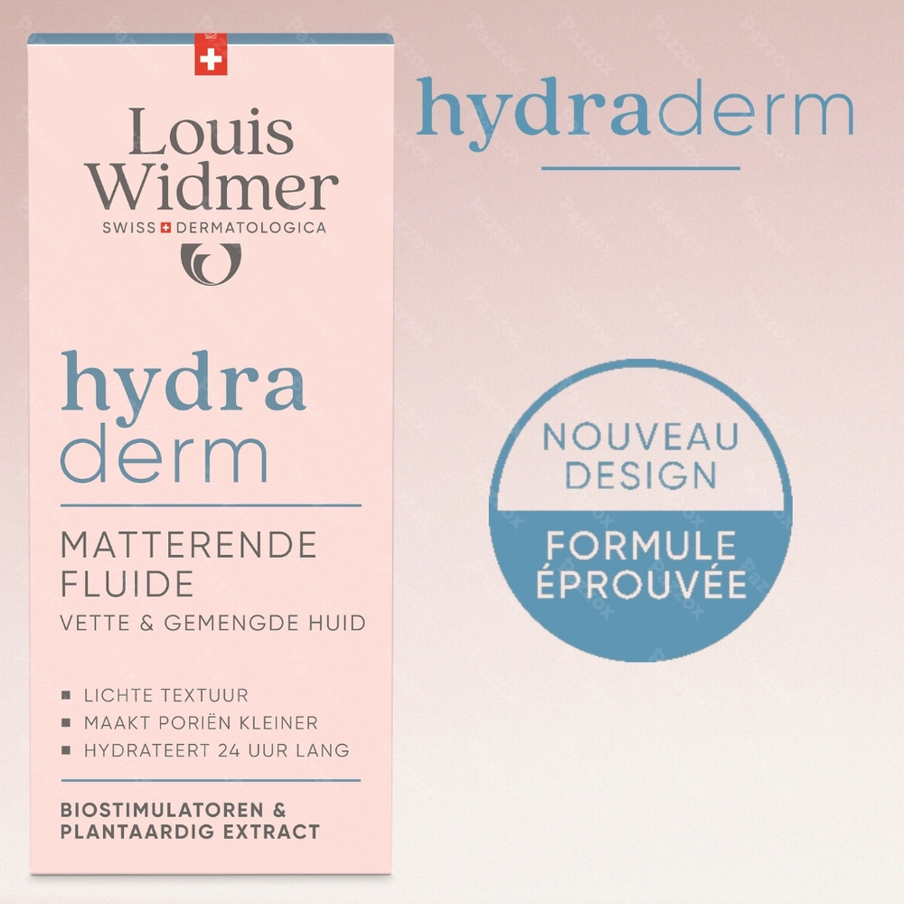 Louis Widmer Hydraderm Fluide Matifiant Tube 50ml