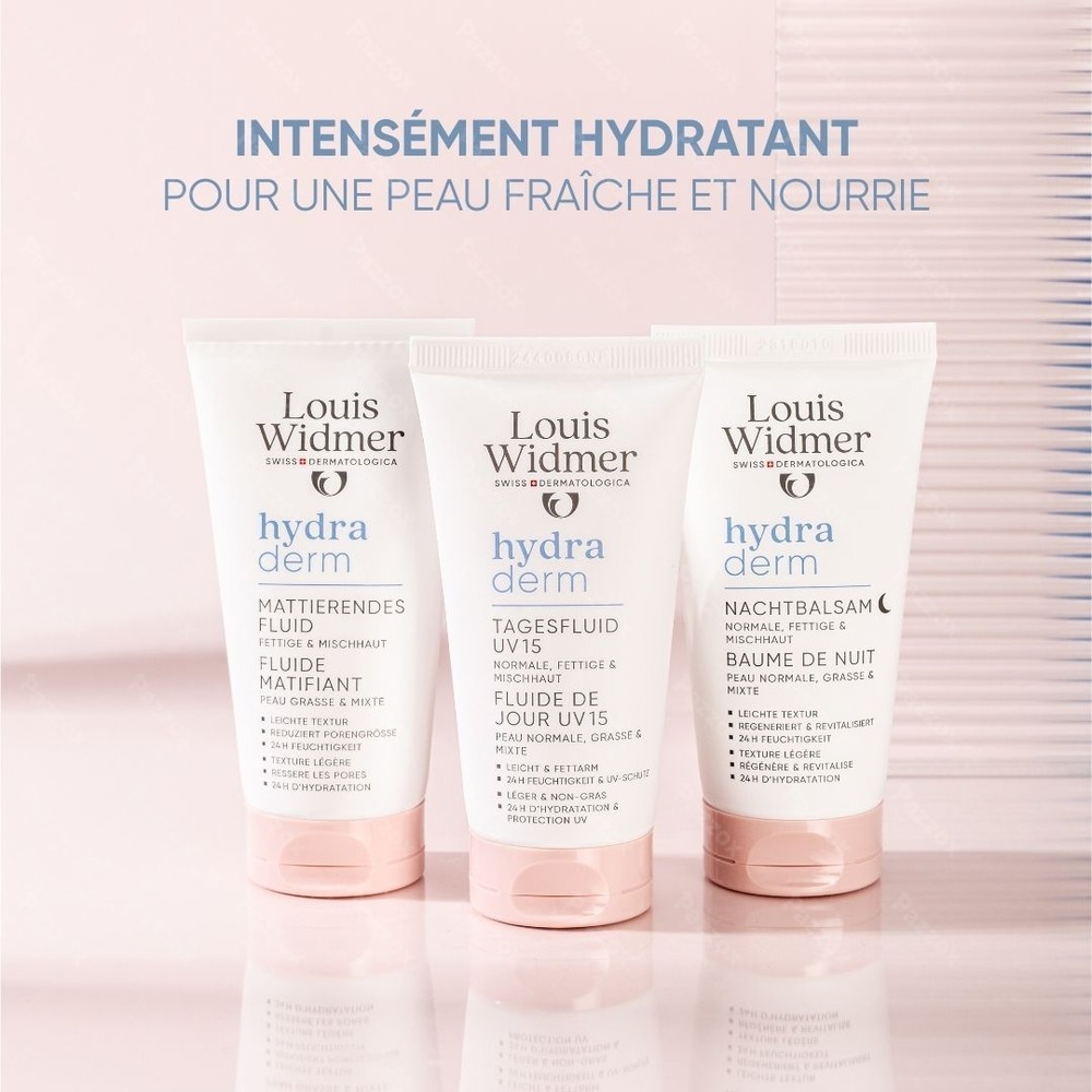 Louis Widmer Hydraderm Fluide Matifiant Tube 50ml