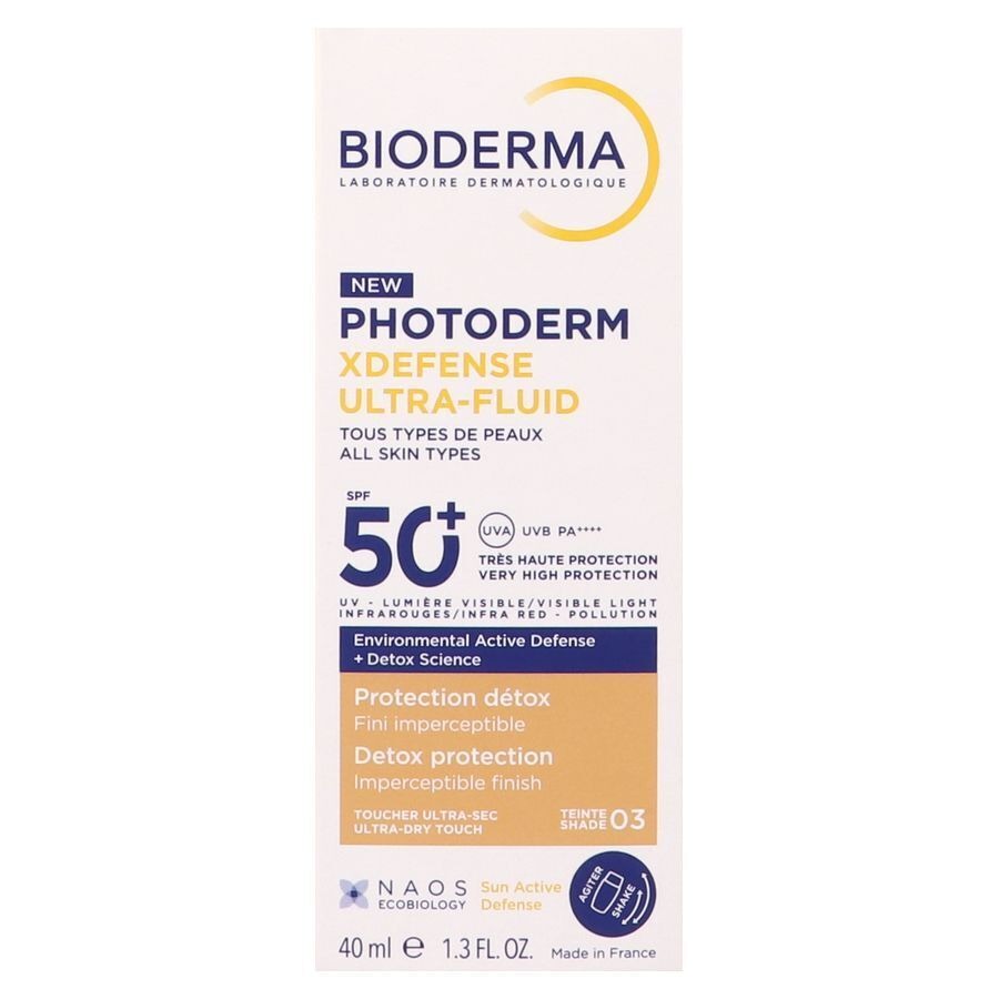 Bioderma Photoderm Xdefense Ultra-Fluid Couleur 03 SPF50+ 40ml