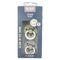 Bibs 2 Sucette Symmetric Glow Duo Sage/cloud 2
