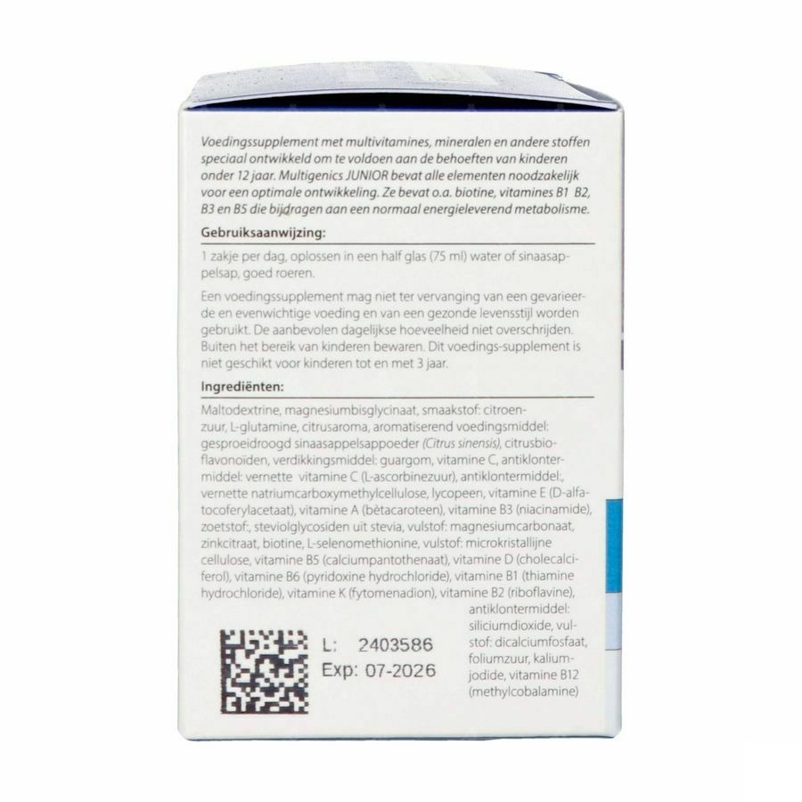 Metagenics MultiGenics Junior 30 Zakjes