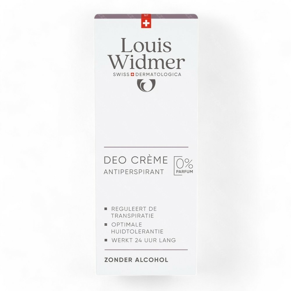 Louis Widmer Deo Crème Antiperspirant Zonder Parfum 40ml