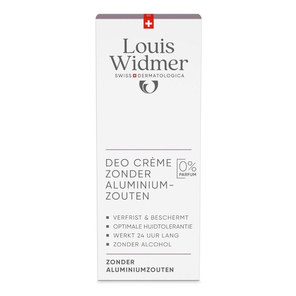 Louis Widmer Deo Crème Zonder Aluminiumzouten Zonder Parfum 40ml