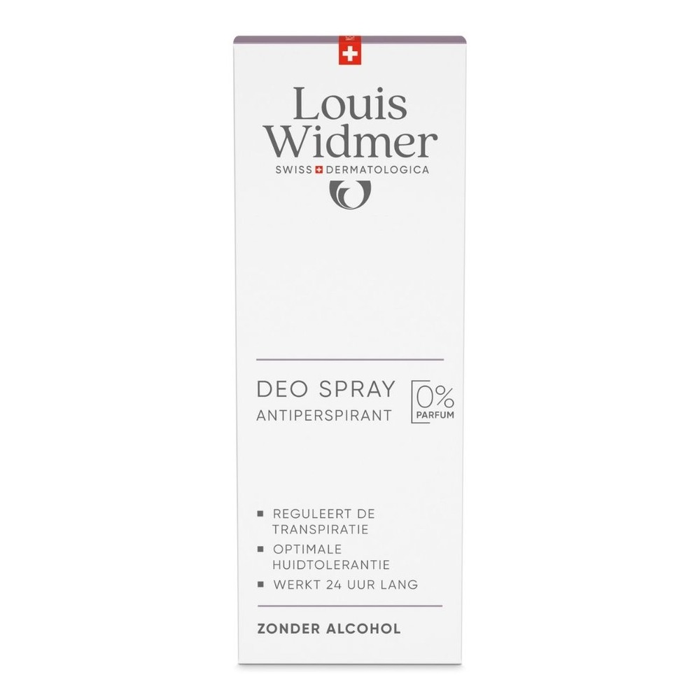 Louis Widmer Bodycare Deo Spray Antiperspirant Sans Parfum 75ml