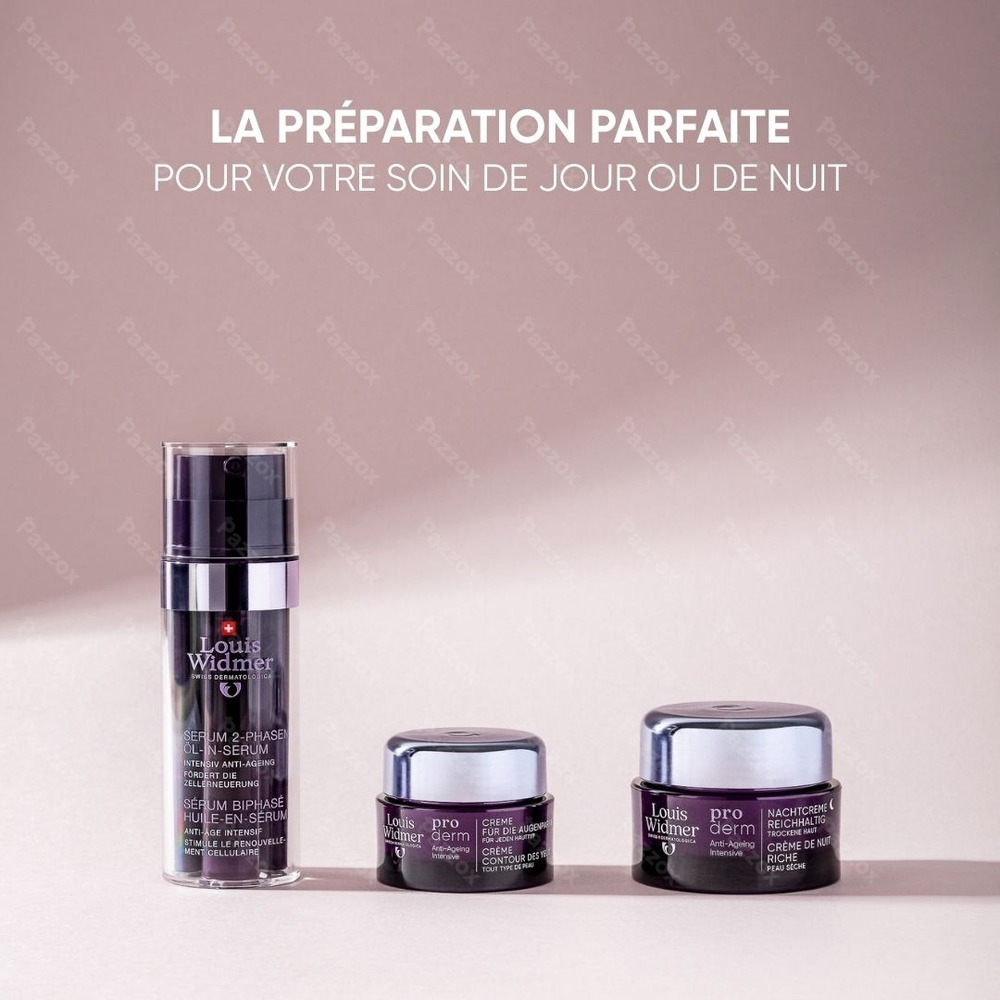 Louis Widmer Proderm Sérum Biphasé Huile-en-Serum Sans Parfum 35ml