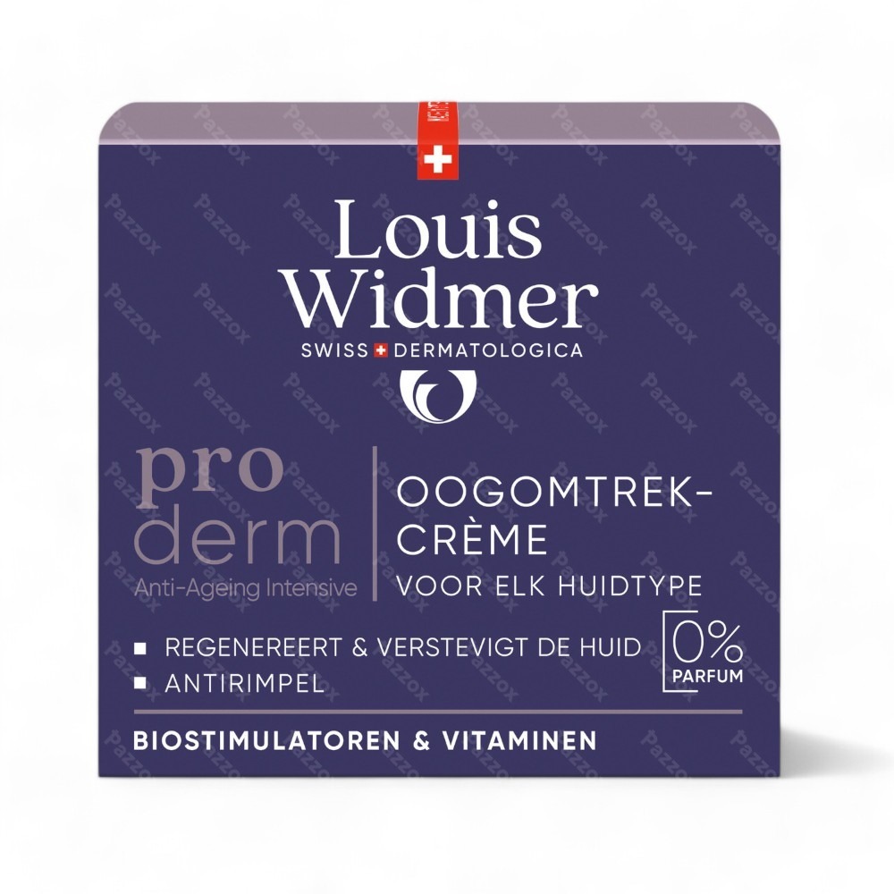 Louis Widmer Proderm Oogomtrekcrème Zonder Parfum 30ml