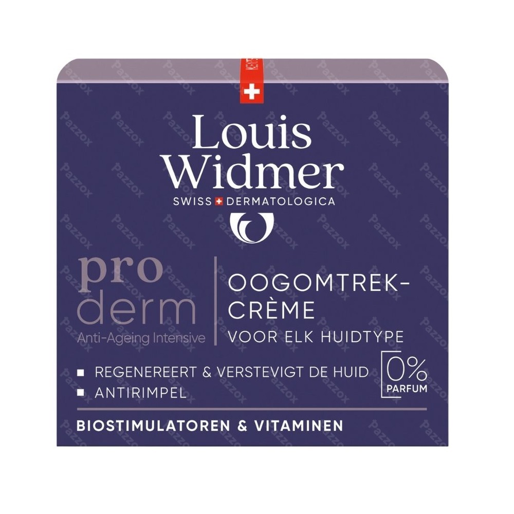 Louis Widmer Proderm Crème Contour des Yeux Sans Parfum 30ml