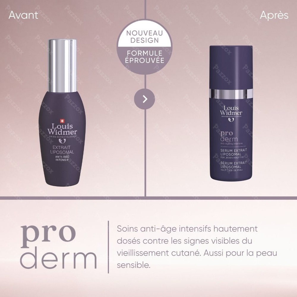 Louis Widmer Proderm Extrait Liposomal Serum Avec Parfum 30ml