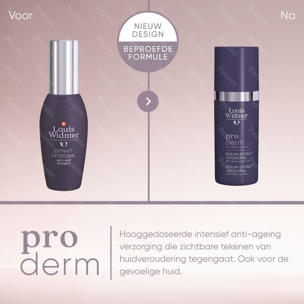 Louis Widmer Proderm Extrait Liposomal Serum Met Parfum 30ml
