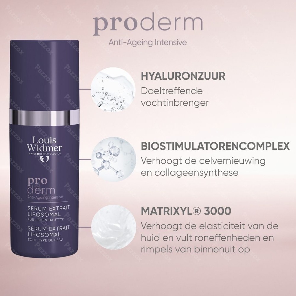 Louis Widmer Proderm Extrait Liposomal Serum Met Parfum 30ml