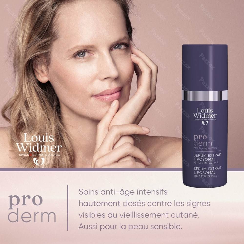 Louis Widmer Proderm Extrait Liposomal Serum Sans Parfum 30ml