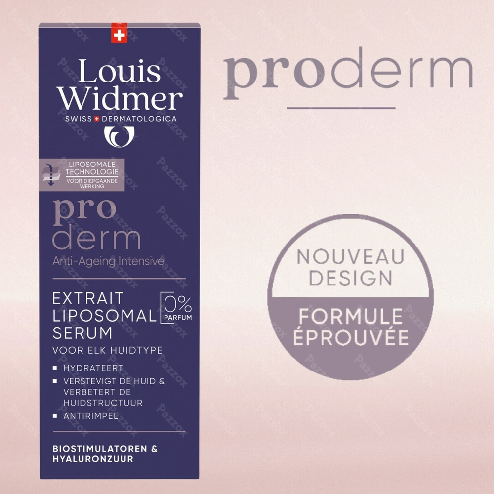 Louis Widmer Proderm Extrait Liposomal Serum Sans Parfum 30ml