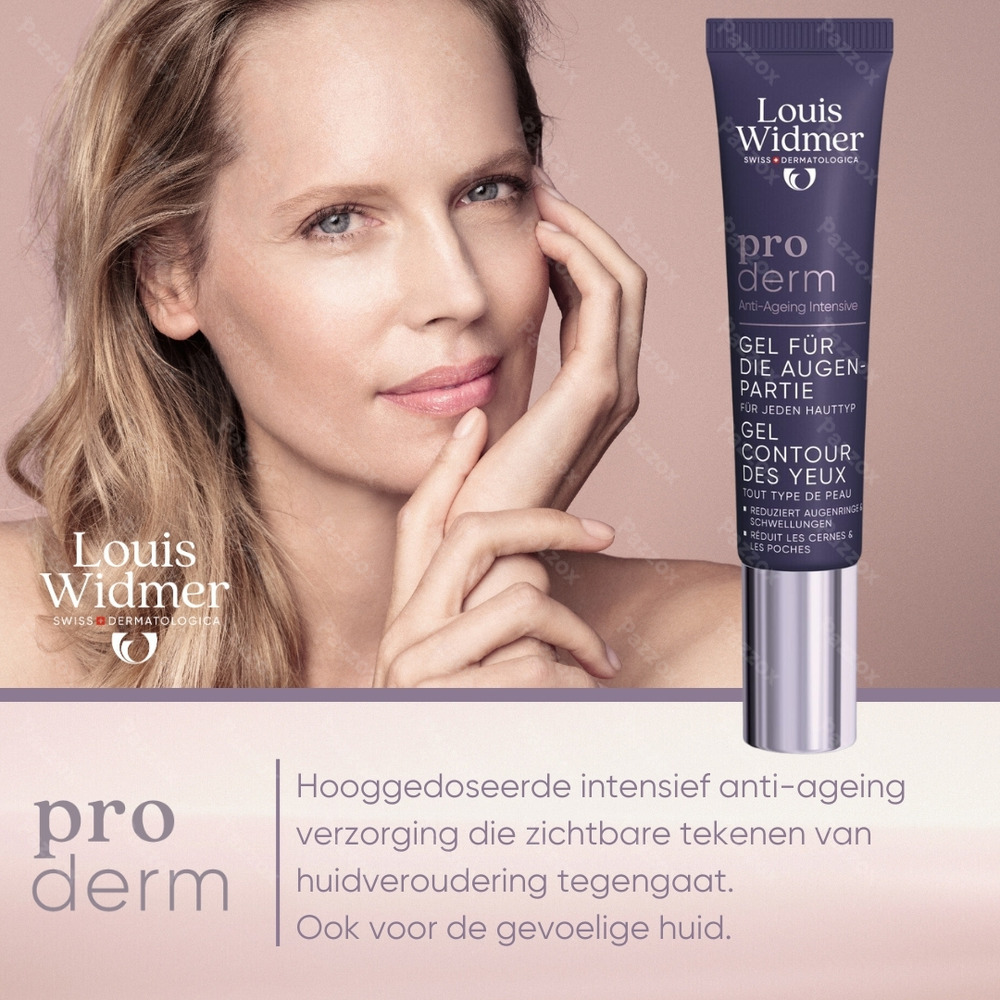 Louis Widmer Proderm Oogomtrekgel Met Parfum  15ml