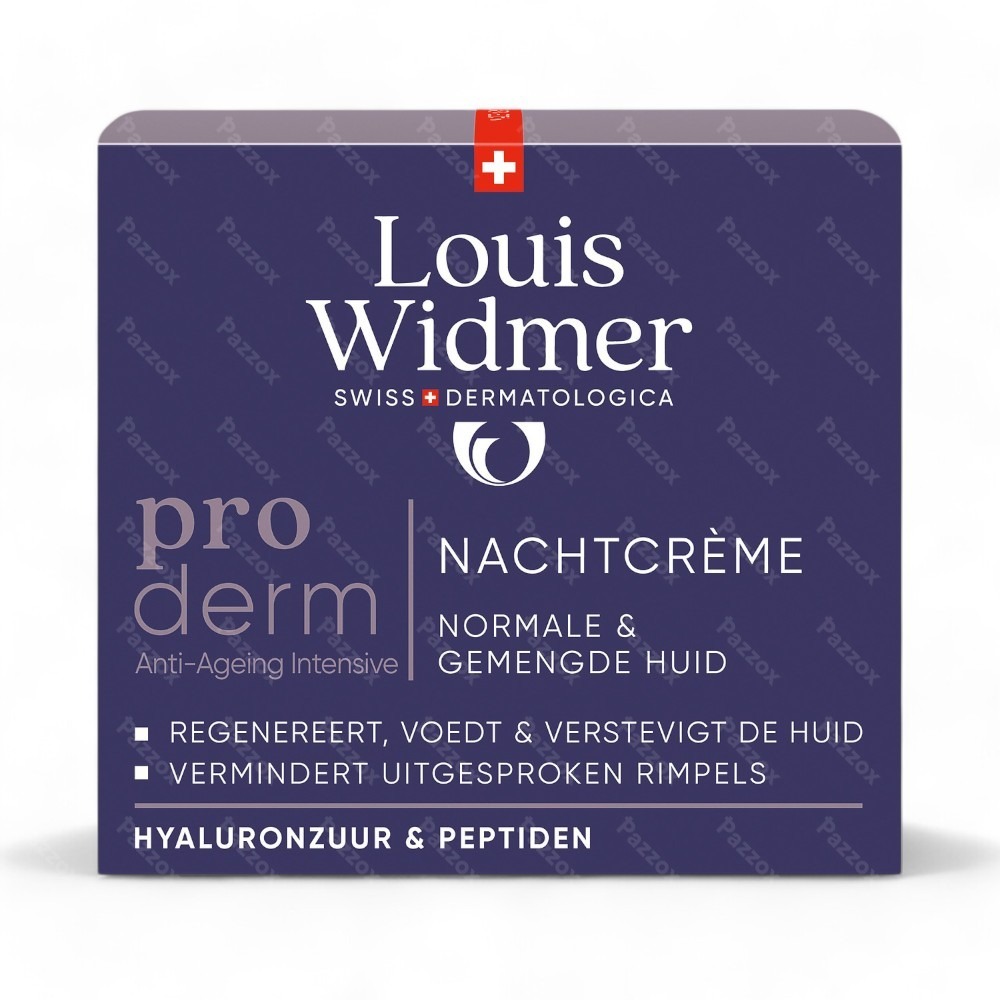 Louis Widmer Proderm Nachtcrème Met Parfum 50ml