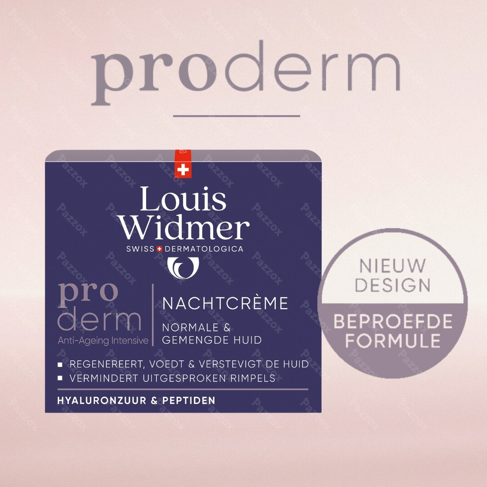 Louis Widmer Proderm Nachtcrème Met Parfum 50ml