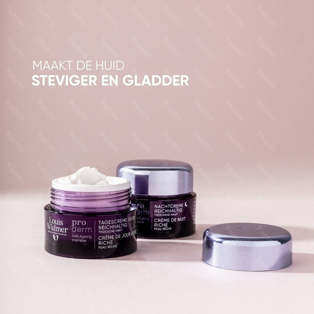 Louis Widmer Proderm Nachtcrème Rijke Textuur Met Parfum 50ml