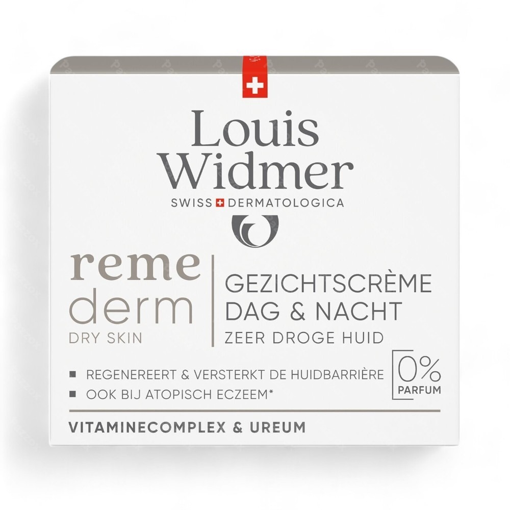 Louis Widmer Remederm Crème Visage Jour & Nuit Sans Parfum 50ml