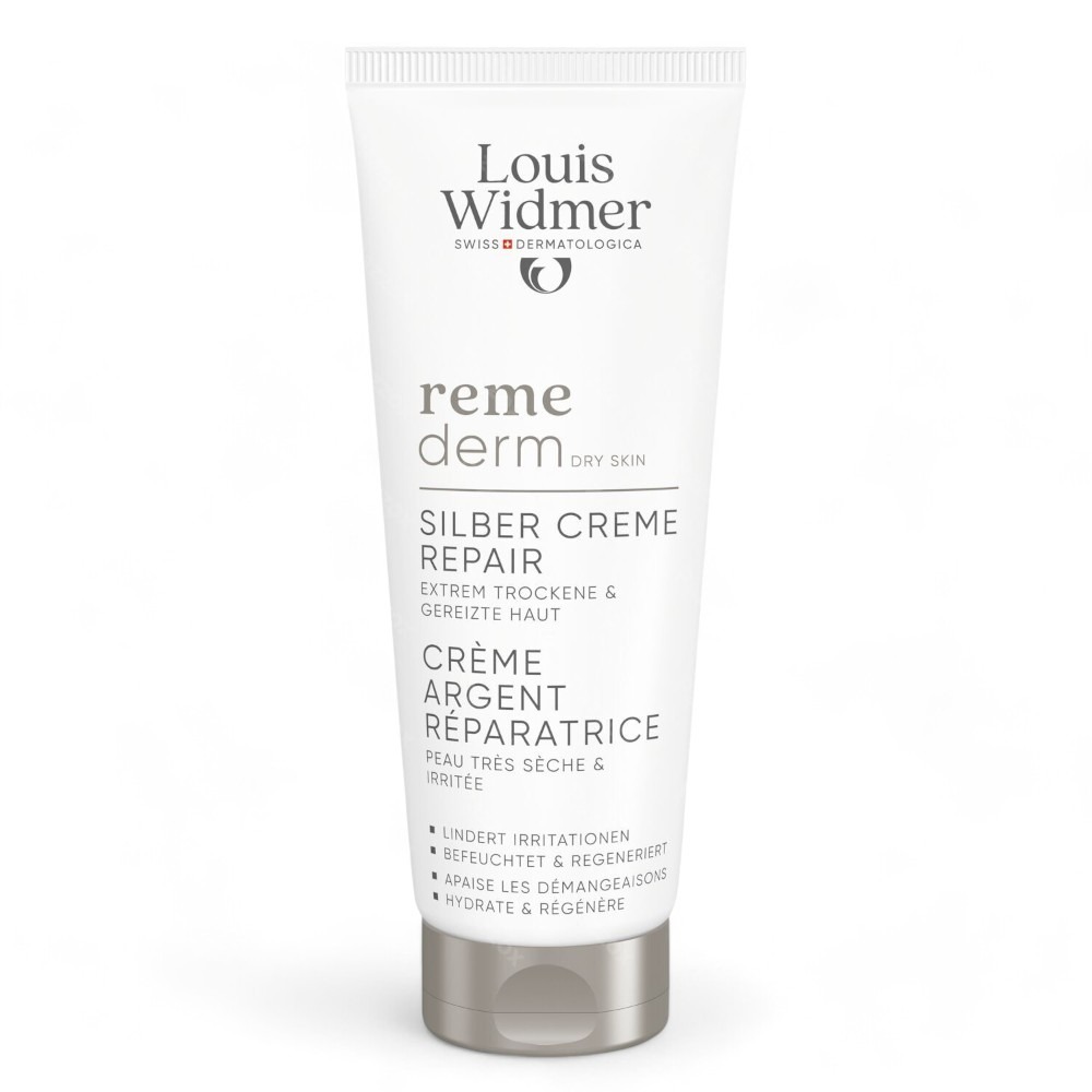 Louis Widmer Remederm Silver Crème Repair Sans Parfum 75ml