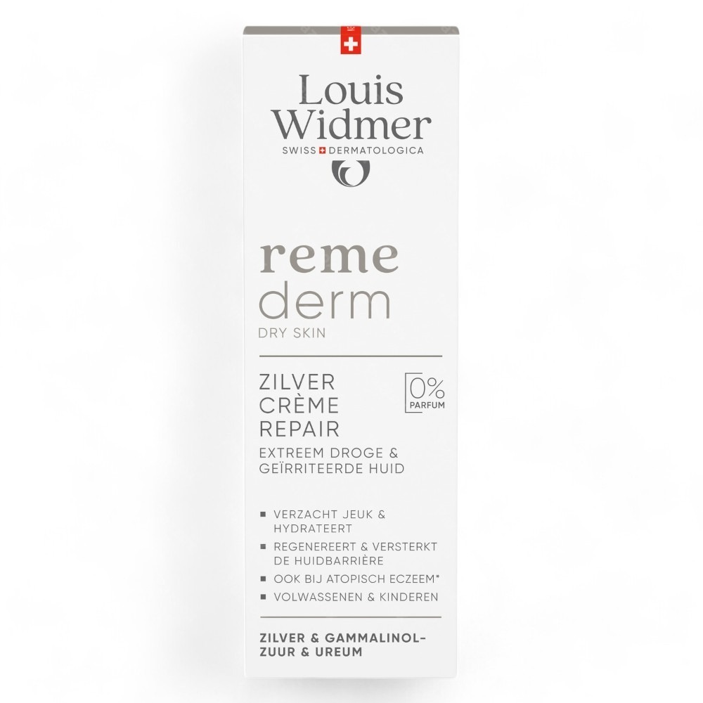 Louis Widmer Remederm Silver Crème Repair Sans Parfum 75ml
